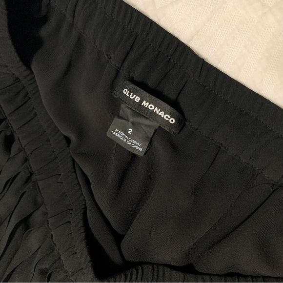 CLUB MONACO lace trim pleated midi skirt - Picture 3 of 13